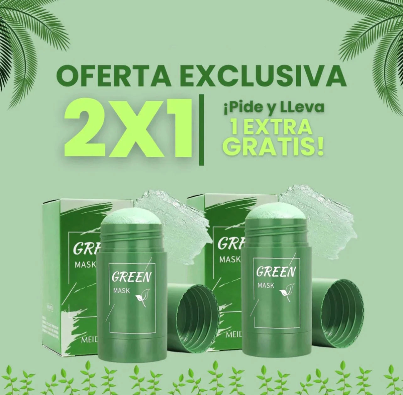 Green mask 2X1 - Barra limpiadora de puntos negros 🇺🇸