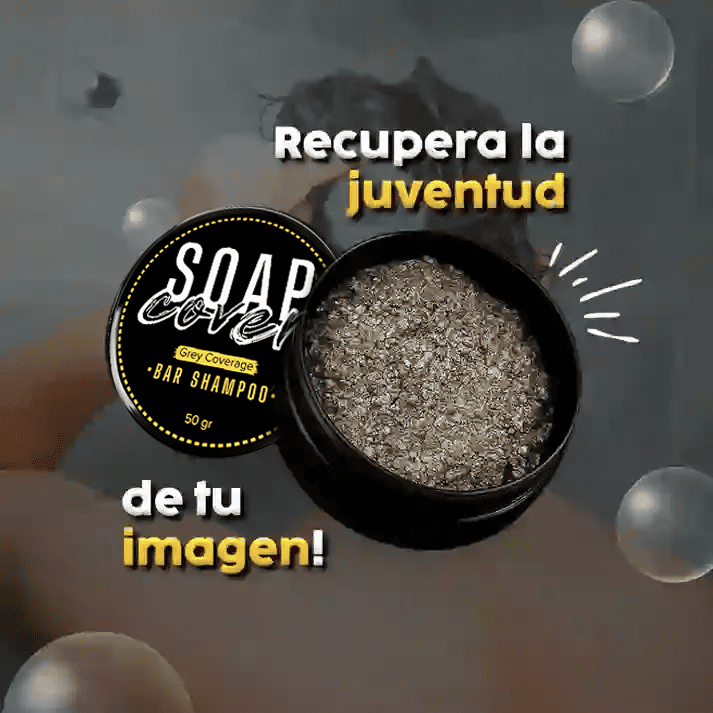 Compra 1 lleva 2 Soap Cover® - Restaura la melanina natural de tu cabello.